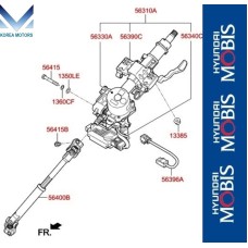 MOBIS STEERING COLUMN SHAFT HYUNDAI IONIQ 2016-19